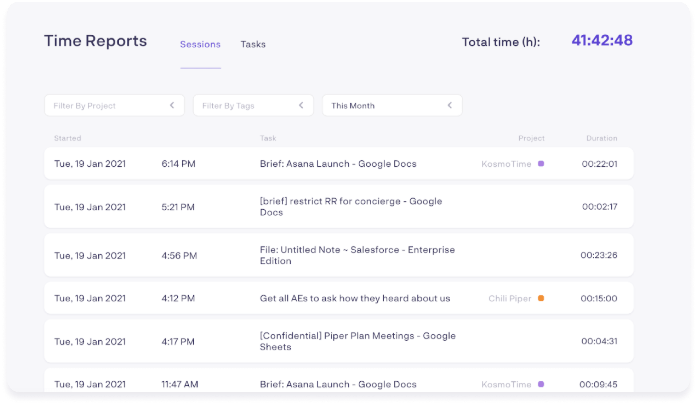 asana compare kosmo