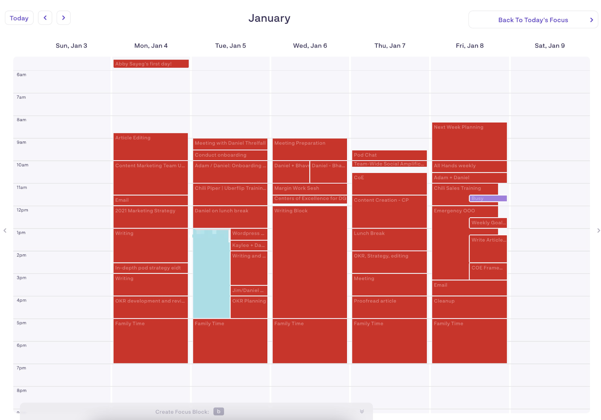 how to be more productive - calendaring